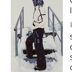 Black Snow Pants Free People NWT